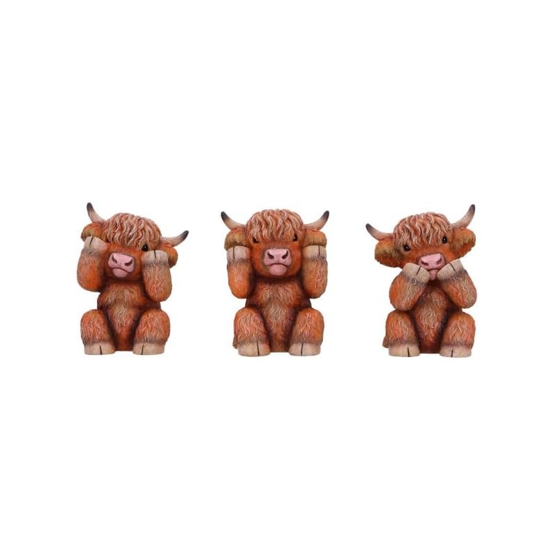 Kilts Wi Hae Three Wise Highland Cows Coos - Hear