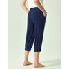 GYS Bamboo Viscose Women Capri Pajama Pants Comfy Jogger Lounge