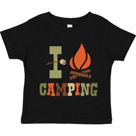 inktastic I Love Camping Toddler T-Shirt 4T 0040 Black 280a3