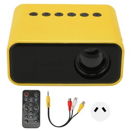Mini Projector 1080P HD LED Eye Protection Portable Movie Projector Kids Gift for Outdoor Camping AU Plug