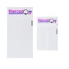 PiercedOff 316L Surgical Steel Nose screw with Clear CZ Gem