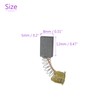 DMiotech 4pcs 5mmx8mmx12mm Carbon Brush for Electric Motor