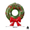 Cepewa Inflatable Door Wreath for Hanging | Diameter 40 cm