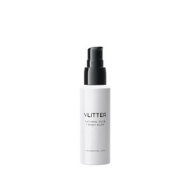 UND GRETEL Naturkosmetik VLITTER - Moisturising Serum Highlighter for Face & Body - Vegan, Natural Ingredients - Long-Lasting Glow for Day & Night - Nuance Cool Moon 01 30 ml