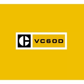 Aftermarket Caterpillar VC60D Forklift Replacement Vinyl Decals Stickers x2