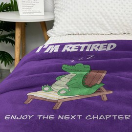 Retirement Gifts,Gift for Retirement,Retirement Gift for Woman,Funny Retirement Gifts for Woman,Gifts for Retirement Women,Best Retirement Gifts Ideas,Retirement Blanket for Women 50" X 60"
