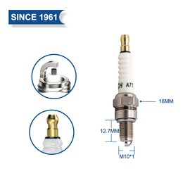 TORCH A7TC Spark Plug Repalce for 4549/CR7HSA 4629/C7HSA Spark Plug, for Z8YC Z9Y Z8 Spark Plug, for 5383/IUF22 U22FS-U U22FSR-U Spark Plug, OEM