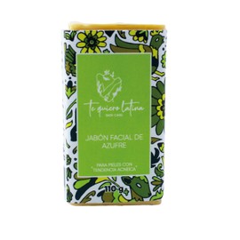 TQL | Jabón de azufre | Jabon facial | Skin care | Exceso de grasa y acné, barros y espinillas | Limpia la piel | pieles con tendencia acnéica | 100 gr