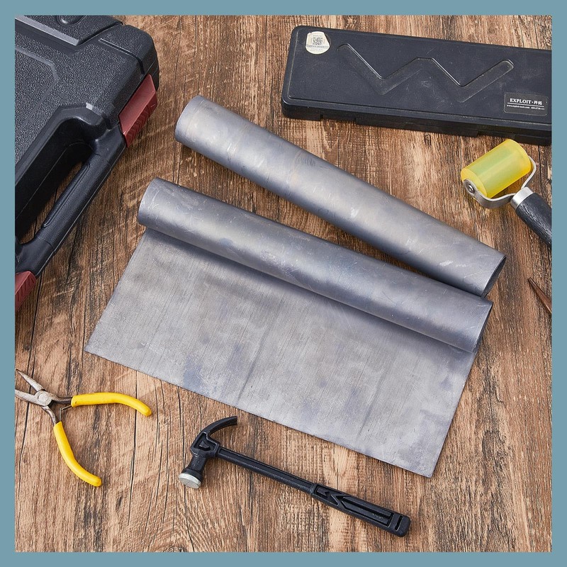 Hicarer 2 Pcs Lead Sheet Lead Sheeting 12 x 12