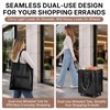Reusable Grocery Bag on Wheels,Foldable Rolling Tote Bag,Heavy-Duty Trolley