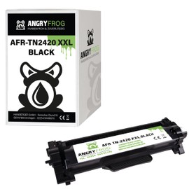 Angry Frog XXL Toner Compatible with Chip for Brother TN-2420 TN-2410 TN2420 HL-L2310D/2350DW/2357DW/2370DN/2375DW DCP-L2510D/2530DW DCP-L2537DW/2550DN MFC-L2710DN/2710DW/2730DW/2750DW- 6000 pages