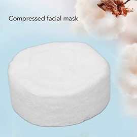 100 Uds Mascarilla Facial Comprimida Desechable de Algodón Puro DIY Mascarilla Facial Comprimida Hojas para Salón de Belleza en Casa