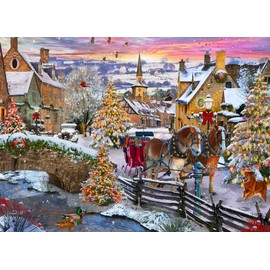 Vermont Christmas Company Vintage Christmas Jigsaw Puzzle 1000 Piece