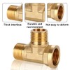 1/2 inch T-piece, 2 pieces brass T-piece 1/2 inch, 1/2