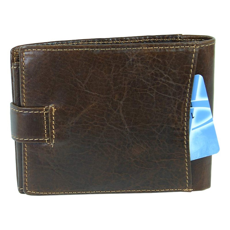 WILD THINGS ONLY !!! Men's Genuine Leather Wallet with RFID