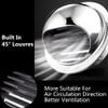 Air Vent Covers for Walls Outside, Stainless Steel Round External