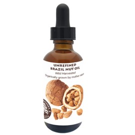Best Nature's Cosmetics Aceite Virgen Orgánico de Nuez de Brasil - 2 oz
