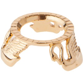 Bard's Gold-toned Egg Stand/Holder, Swans, 0.875" diameter, Pack of 2 (Fits Hen Sized Eggs)