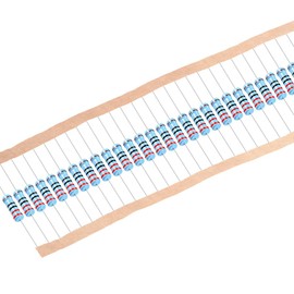 sourcing map Pack of 30 Metal Film Resistors 220 Ohm 2 W 1% Tolerance 5 Colour Band