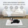 MICROCOSMOS Pet Cooling Mat & Sleeping Pad- Breathable Bubble Surface,