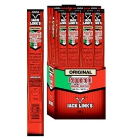 Jack Link's Pepperoni Sausage Wrapped Sticks 20-22g Packages (Original)