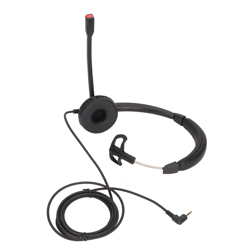 2.5mm Telephone Headset Noise Reduction Unilateral Elbow Plug Customer Service