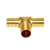 Joywayus 5PCS 5/8" Hose Barb, Tee T 3 way Union