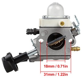 ZAMDOE BG86 Carburetor for Stihl SH56 SH56C SH86 SH86C BG86 BG86CE BG86Z BG86CEZ Blower Replaces C1M-S261B 42411200616 4241 120 0616, with Air Filter Spark Plug Fuel Line Fuel Filter
