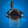 Interconnected Pressure Sensor 15 to 700 KPa MPX5700AP Black Compact