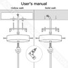 Ceiling Canopy Kit, Chandelier Canopy, Pendant Light Canopy Kit, Ceiling