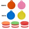 4 Pcs Food Can Lids Pet Can Covers, Silicone Small