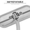 Chrome 8mm 10mm Motorcycle Oval Rearview Mirrors Compatible with Harley