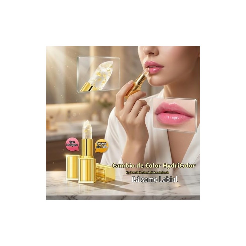 Labial Cambiante Auiepet 2026 – Color Personalizado y Hidratación de