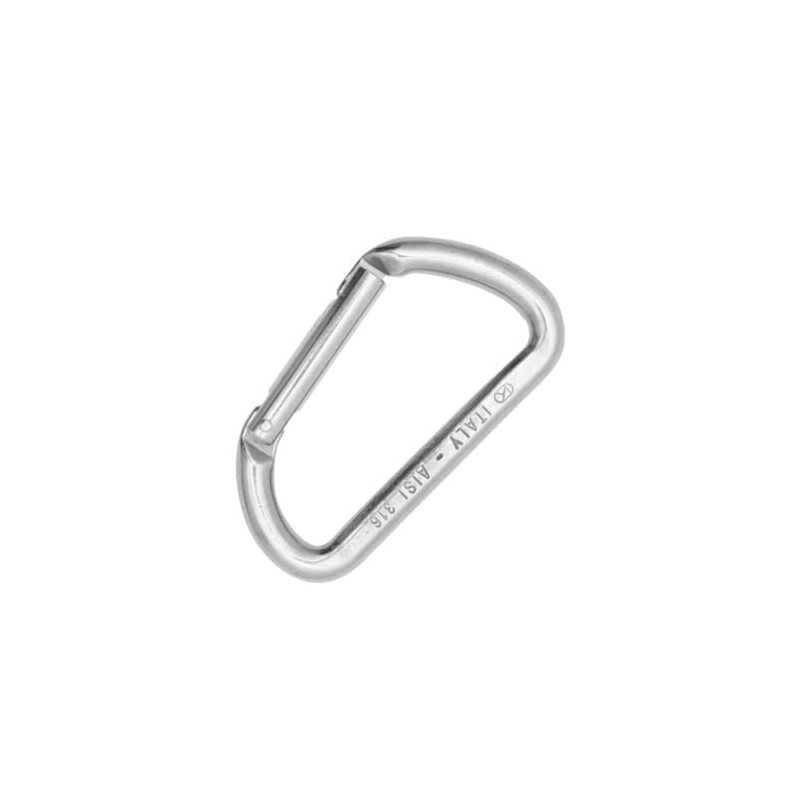 Kong Indoor Straight Gate - Stainless Steel Carabiner/Connector with straight