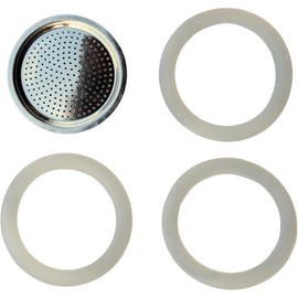 Teravan - Juntas de silicona compatibles con Bialetti Moka Express, 2 tazas