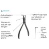 Artman Instruments Adjustable Adhesive Removing Pliers w/ Included Allen Key