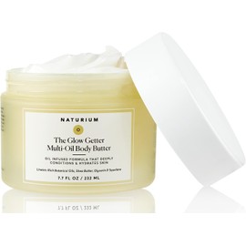 Naturium Manteca Corporal Batida Multiaceite Glow Getter, Crema Reafirmante Y Humectante Corporal Con Manteca De Karité, 7,7 Fl Oz 7,7 Onzas Líquidas (Paquete De 1)