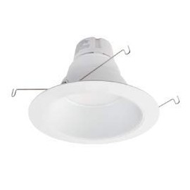 Elite RL628-CCT Series LED Retrofit Smooth Trim, Color SeleCCTor 2700K/3000K/3500K/4000K/5000K (White, 5/6") (5/6")