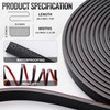 59 Ft Window Grille Inserts Grid Kit, Self-Adhesive Peel and