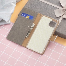 AQUOS Sense6 Case SHG05 SH-54B Case Cover 5.8 inch Notebook Type Aquos Sense 6 Case Cover 5.8 Inch Notebook Type Cute Animal Pattern Strap Cat Animal with Cute Strap Stand Function Wallet Type