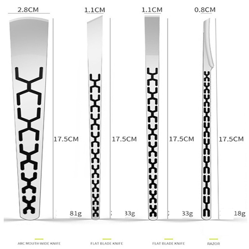 Stainless steel ingrown toenail pedicure knife set,professional foot skin scraper