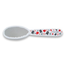 3 Claveles - Callus Scraper Callus Scraper Foot File Pedicure Decorated Stainless Steel Skull Lover Collection 20cm