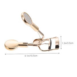 Eyelash Curler Eyelash Holder Eyelash Clips Lash Curling Clips Cosmetic Tool Eyelash Tools Beautiful Eyelash Curl Tool Lash Beauty Tools Makeup Tools Stainless Steel Golden TOVINANNA