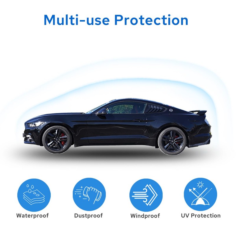 Avecrew for Ford Mustang Car Cover Waterproof All Weather for