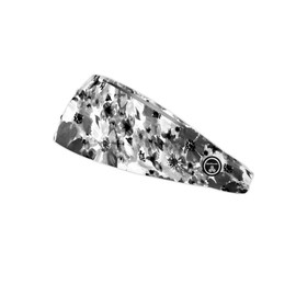 RAVEbandz! PRO Wide Stretch Non Slip Hair Bands– Moisture Wicking, Lightweight, Breathable Fabric Headbands – Unisex Designs for Everyone – for Sports, Workouts, Style (Bloomin)