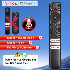 for TCL Google TV Remote Control Replacement RC813