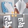 Jidyllic Shower Head Holder Replacement,360°Adjustable Angle Shower Holder Strong Paste
