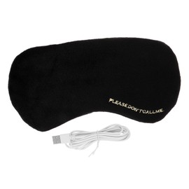 SAFIGLE 1 Set USB Heated Eye Mask Temperature Adjustable Warm Compress for Dry Eyes Cartoon Design USB Powered with Even Heating for Relaxation at Home Travel