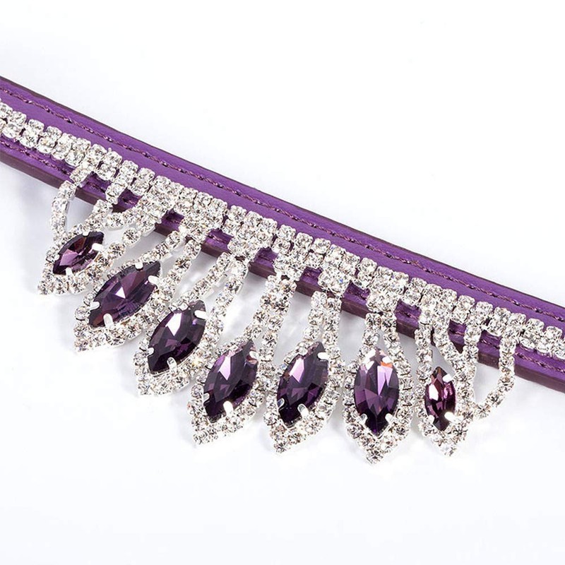 RayMinsino Pet Fashion Collar Adjustable Jewelry Puppy Cat Rhinestone Diamond