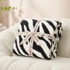 Snuggle Sac Zebra Blanket Black Zebra Print Blanket Twin Size,